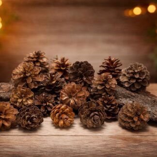 Lot de 40 pommes de pin parasol