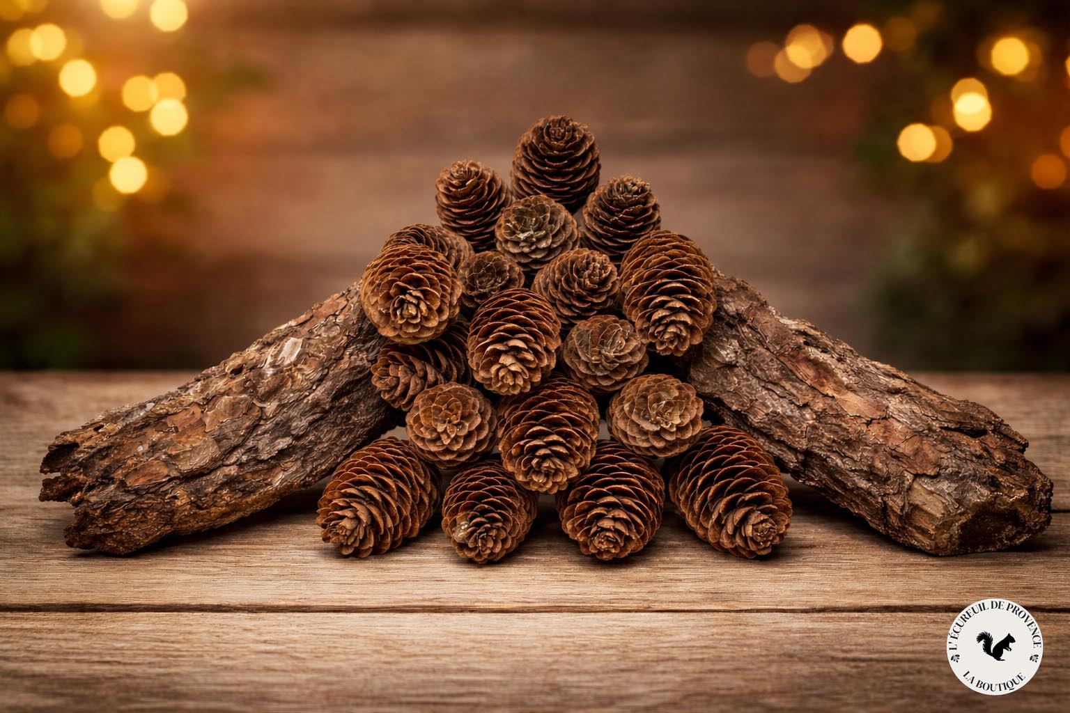 Lot de 40 pommes de pin Epicéa